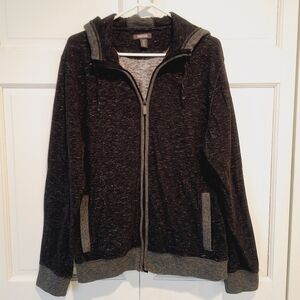 Kenneth Cole Reaction cotton zip-up hoodie